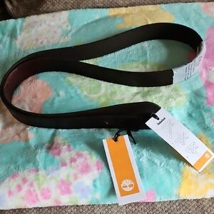 Timberland Dark Brown Leather Belt